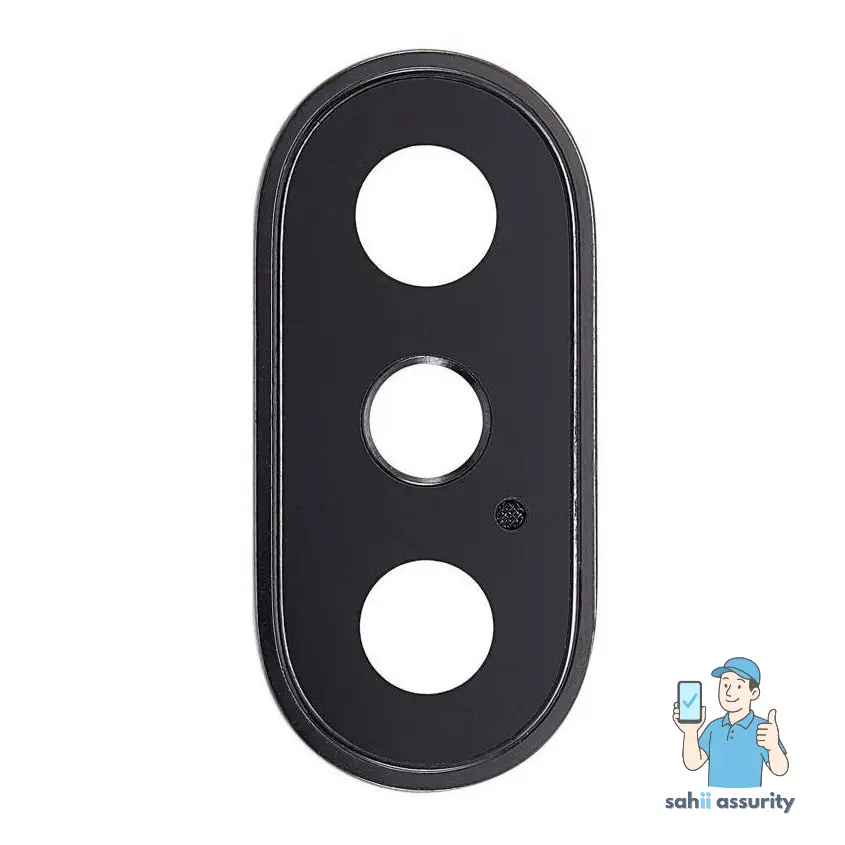 Camera Lens Glass with Frame for Apple iPhone X 256GB Grey thumbnail